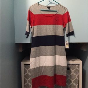 Nautica Striped Dress NWT